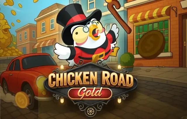 Chicken Road Gold, ambiance ruée vers l'or